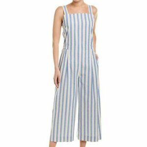 Lafayette 148 Colette Striped Wide-Leg Jumpsuit